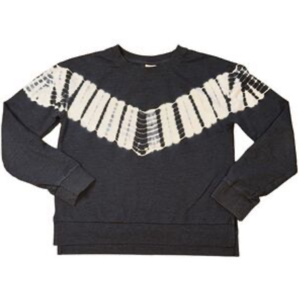 🩶 Girls sweater MORE THAN MAGIC L(7-8) charcoal white long sleeve Gently Used
